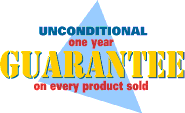 one year unconditional guarantee